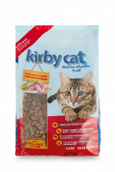 KIRBY CAT CHICK/TURK/VEG 28/10 //