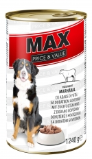 MAX Cnunk Dog Beef 1240g