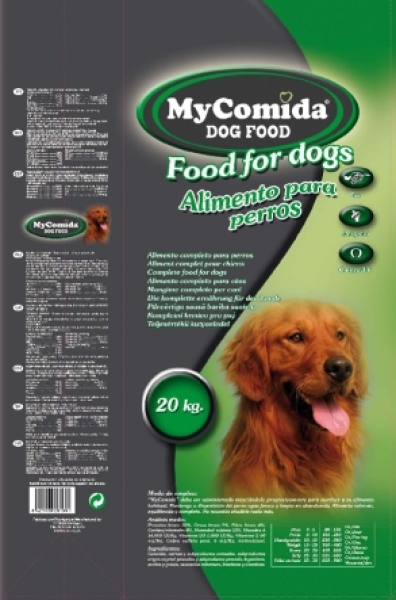 MY COMIDA DOG PLASTIC 20 