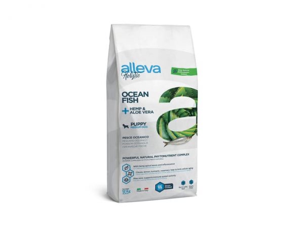 ALLEVA DOG HOLIST PUPPY JUN MEDIUM FISH 12 ��