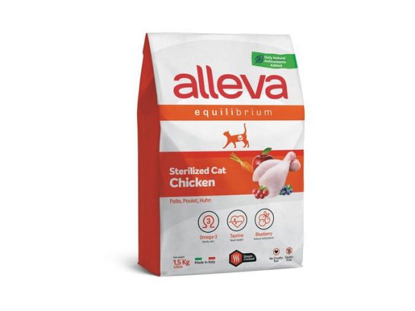 ALLEVA Cat Equilibrium Sterilised Chicken 1.5 ��