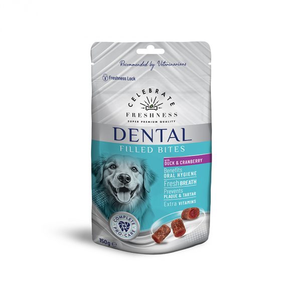 CELEBRATE Dent.Filled Bites Duck& Cranberry 150g