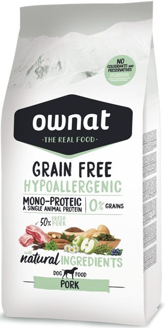 Ownat Grain Free Hypoallergenic Pork 14 ��