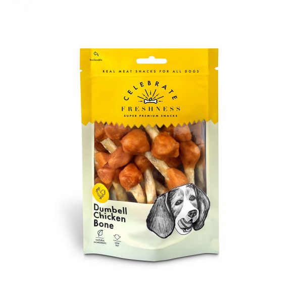 GLEE CELEBRATE DUMBELL CHICKEN BONE100 �