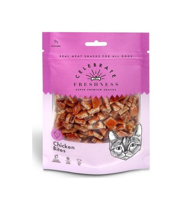 GLEE CELEBRATE CHICKEN BITES FOR CATS 50 �