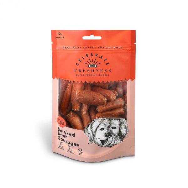GLEE CELEBRATE GF SMOKED BEEF SAUSAGE 100 �