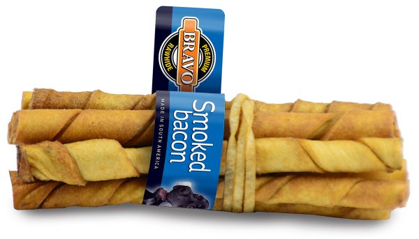 Bravo Smoked Bacon Twisted Stick 5`` 10 ��