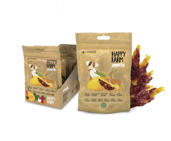 Happy Farm Snacks Deer Meat and Mango 80 �� 