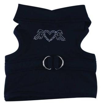 Black strech body harness