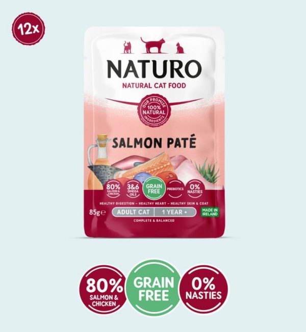 Naturo Cat� Salmon Pate Pouch 85g x 12