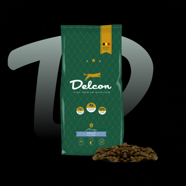 Delcon Cat Adult Fish High Premium 8,75 ��