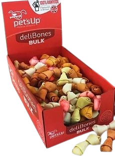 Deli Bones Assorted Knotted Bone 3� 125 ��
