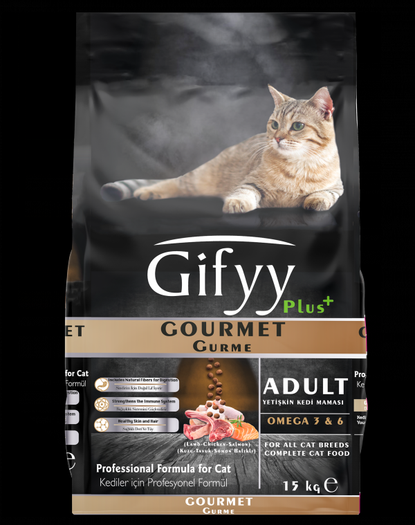 GIFYY ADULT CAT GOURMET 15 ��