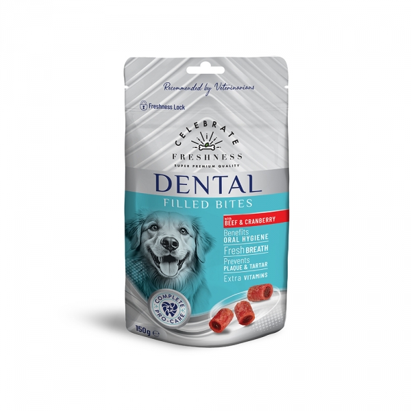 CELEBRATE Dent.FilledBites Beef & Cranberry 120g