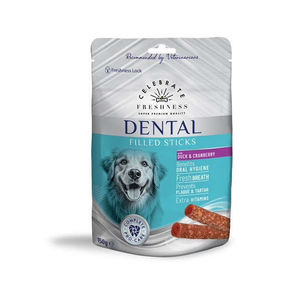 CELEBRATE Dent.Sticks Duck&Cranberry 12x150 gr