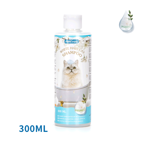 Шампоан котка бяла козина с жасмин 300мл Nobleza