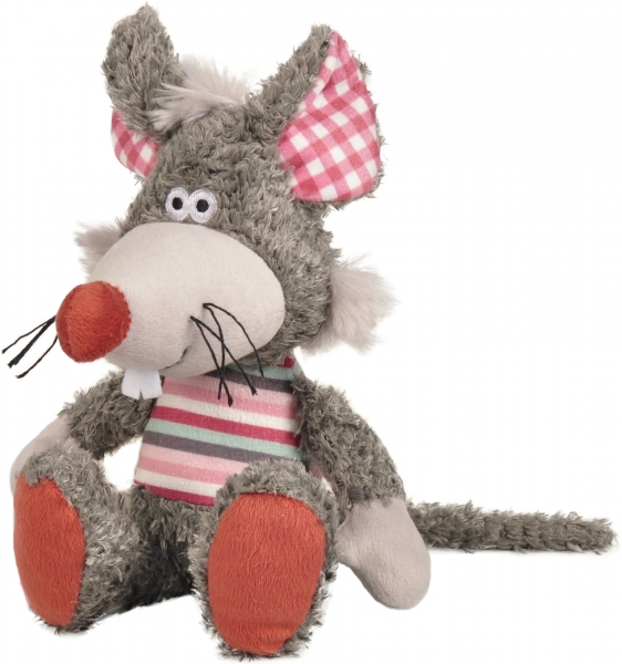 Играчка “Molly Mouse Grey 19.5/13 см Flamingo
