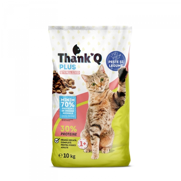 Thank`Q STERIL CAT FISH 10 kg