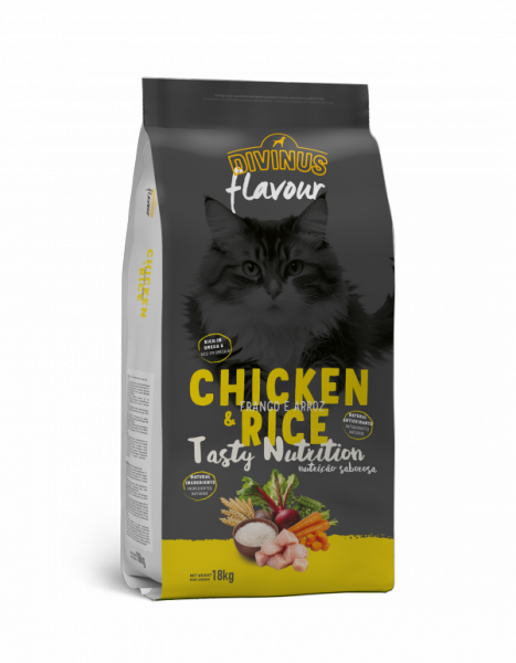 DIVINUS FLAVOUR Cat CHICKEN/RICE 18      