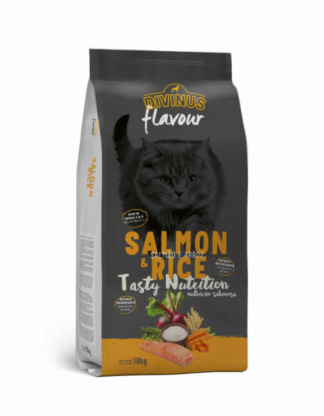 DIVINUS FLAVOUR Cat SALMON/RICE 18      