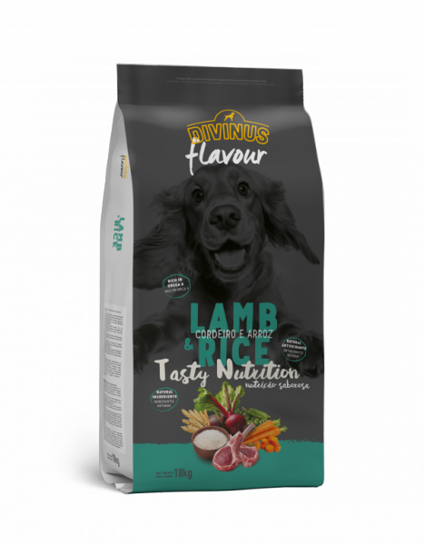 DIVINUS FLAVOUR DOG LAMB/RICE 18     