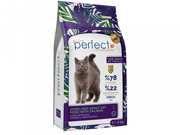 PERFECT CAT ADULT STERIL SALMON 10 kg