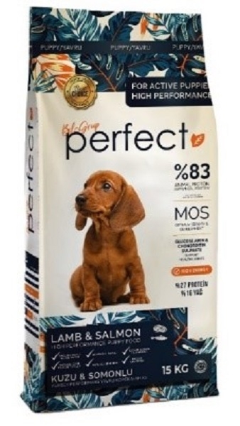 PERFECT PUPPY DOG LAMB/SALMON 15 