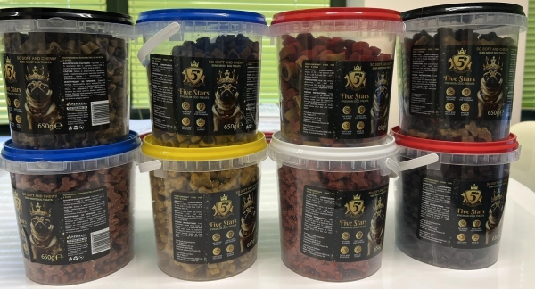 5 STARS Treats Semi-Moist Beef // 2