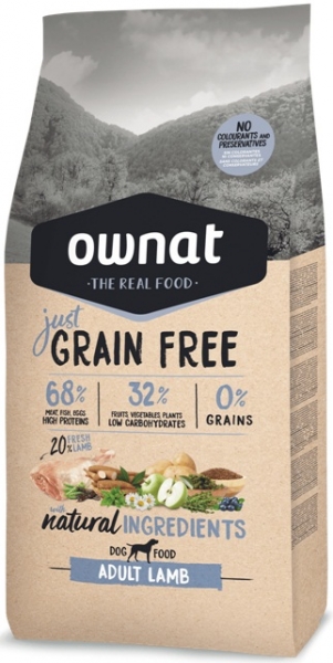 Ownat Grain Free Just Adult Lamb 14 кг 
