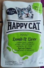 Happy Cat Pouch 85 гр /видове/