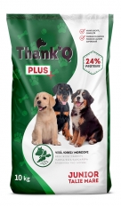 THANK`Q DOG PLUS JUNIOR 24/10-суха храна за куче с говеждо месо 10 кг